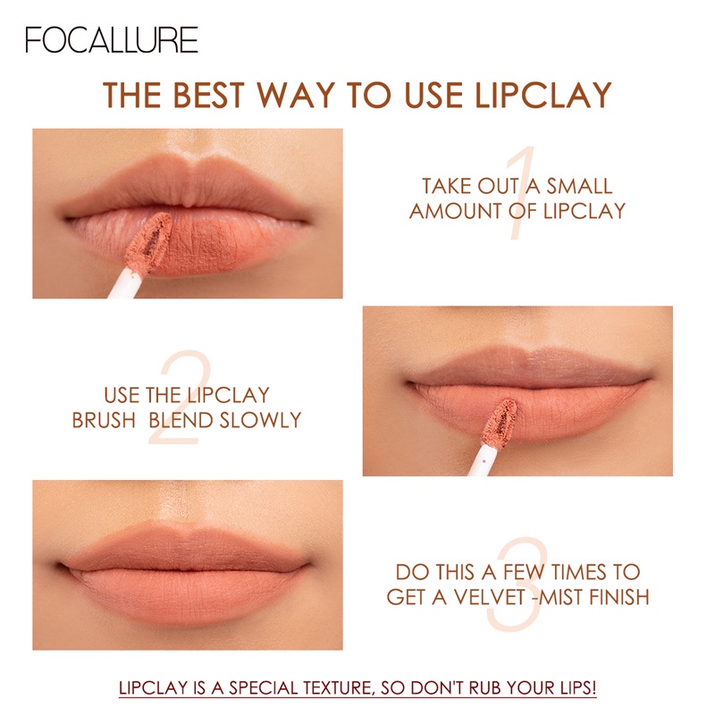 [ORI BPOM] FOCALLURE New Lipstik Cream Velvet-Mist Matte Lip Clay #JasmineMeetsRose Waterproof Lip mist Long-Lasting | Focallure Lipstik Focallure Lipcream Focallure Lip Cream Focallure Lipstick Matte | FA179