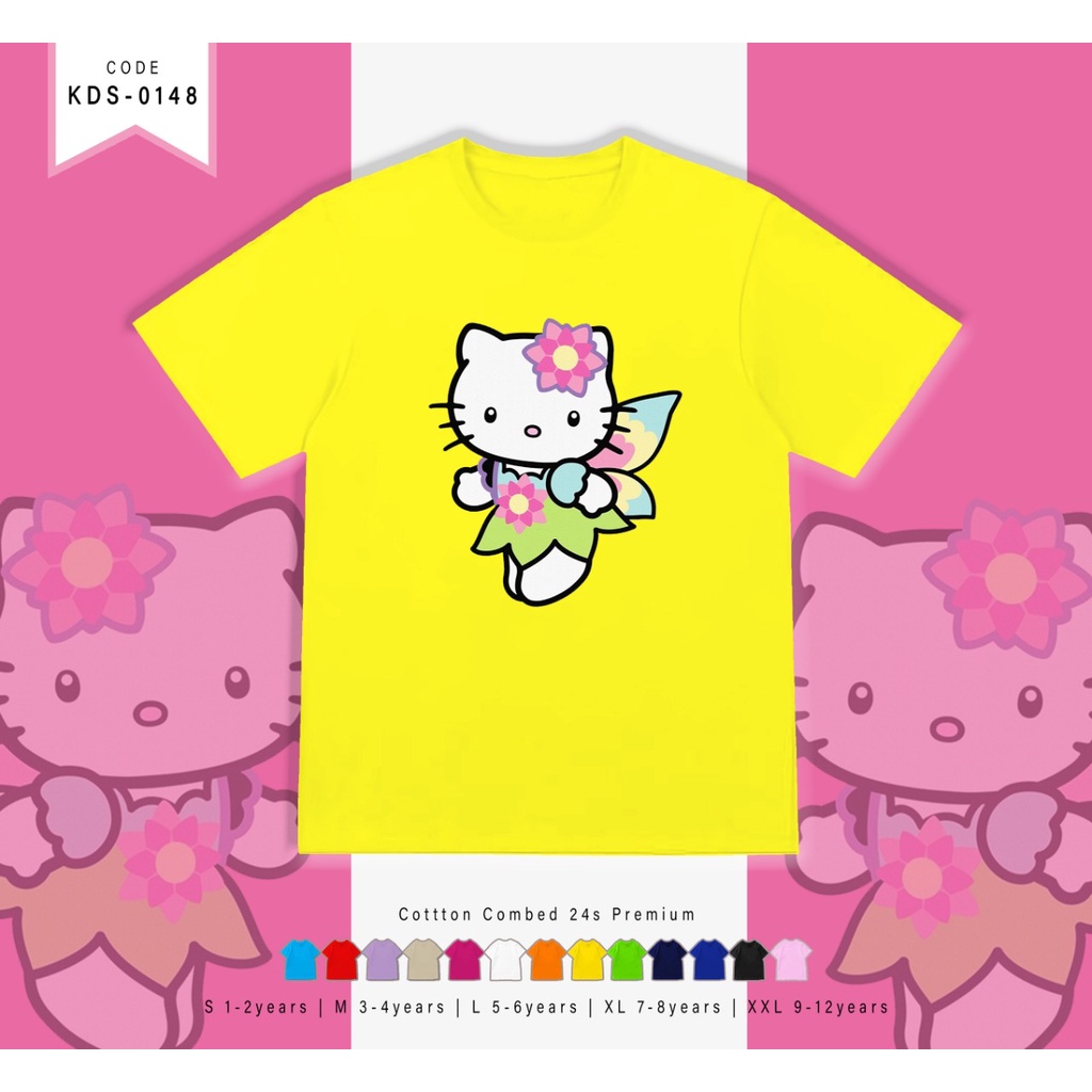 T-SHIRT / KAOS ANAK-ANAK TERMURAH BERGAMBAR HK FAIRY - TERIMA CUSTOM KAOS KELUARGA