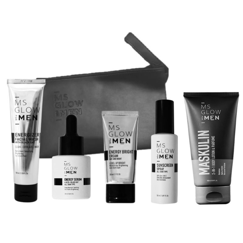 Paket Complete MS Glow For Men + Maskulin 2 in 1/ MS Glow Men
