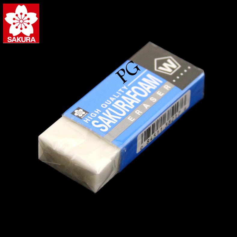 

Sakura Foam Eraser Small White XRFW-60 Penghapus Putih Kecil Sakurafoam Setip Jepang