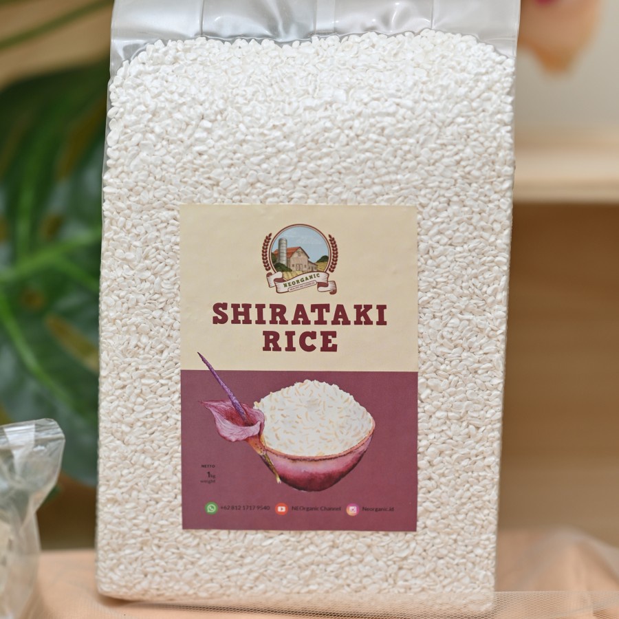 

BERAS SHIRATAKI RICE 1KG - BERAS DIET - Shirataki Rice