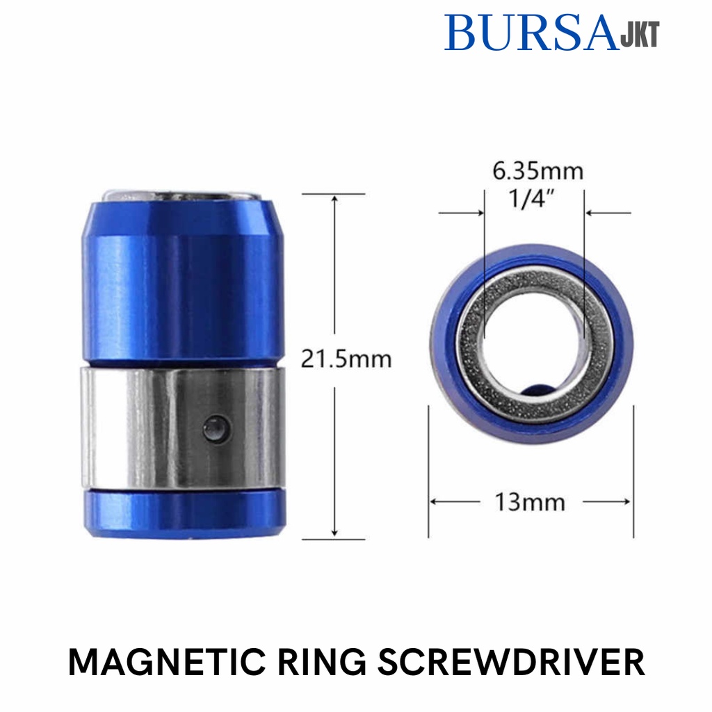 MAGNETIC RING UNTUK OBENG / STRONG MAGNET SCREWDRIVER ADAPTER BAUT