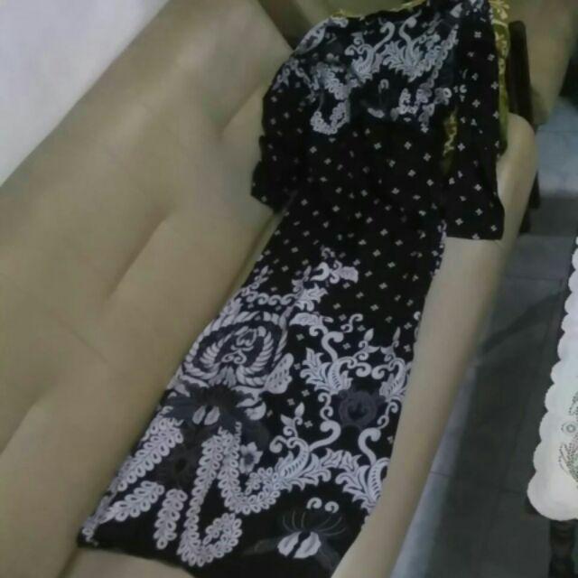 Gamis Batik Sania Ruffel Ii Gamis Batik Pekalongan