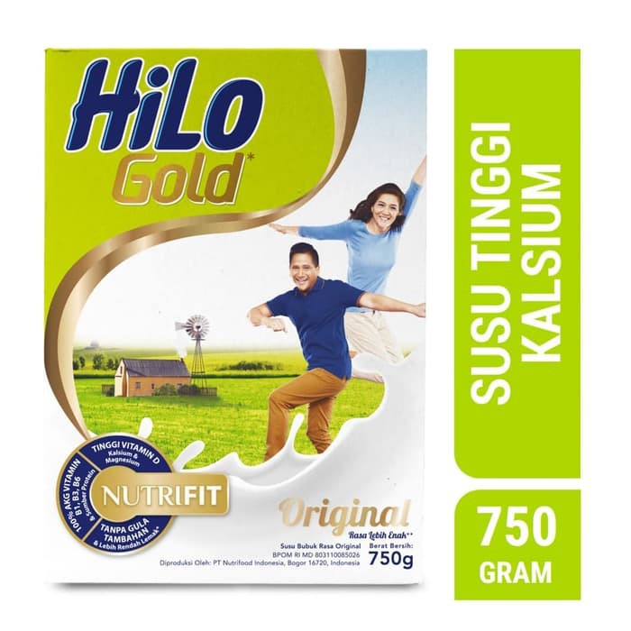 

HiLo Gold Plain 750gr - Susu Tinggi Kalsium