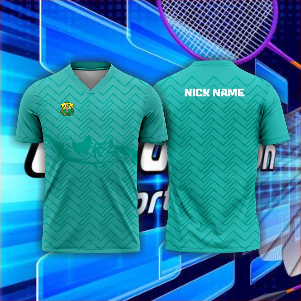 jersey badminton / jersey full printing / jersey badminton tosca / jersey murah / jersey pbsi / kaos