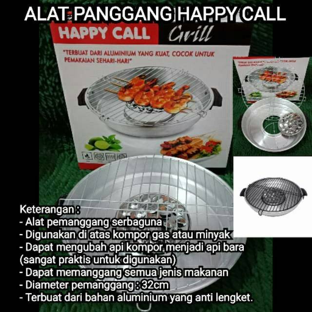 ALAT PANGGANG HAPPY CALL BULAT/ PANGGANGAN PORTABLE/ LGI