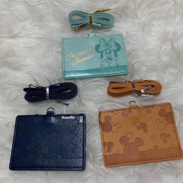 

Dompet Tempat Lanyard ID Card Name Tag Holder Mickey Minnie Mouse
