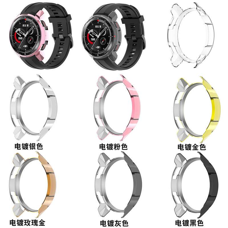 Casing Pelindung Bumper Plating Bahan PC Untuk Huawei Honor Watch GS Pro