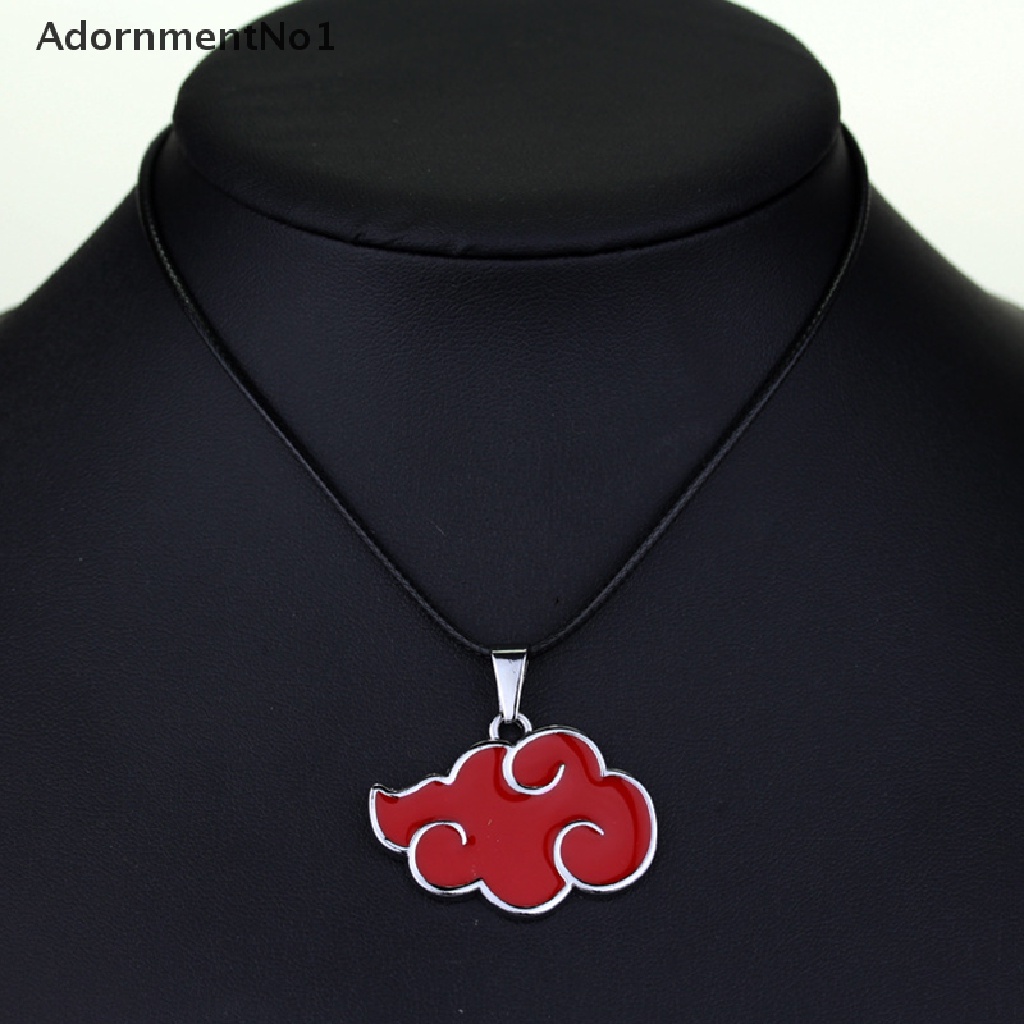 (AdornmentNo1) Kalung Rantai Dengan Liontin Bentuk Kartun Anime Jepang Akatsuki Untuk Unisex