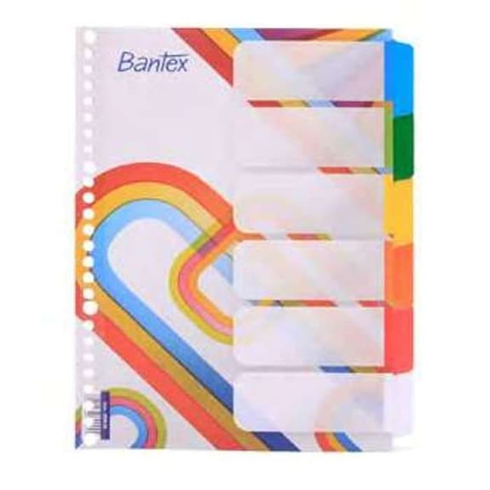 

BANTEX DIVIDERS FOR MULTIRING BINDER UK.B5 (RAINBOW ROAD) (8609 09)