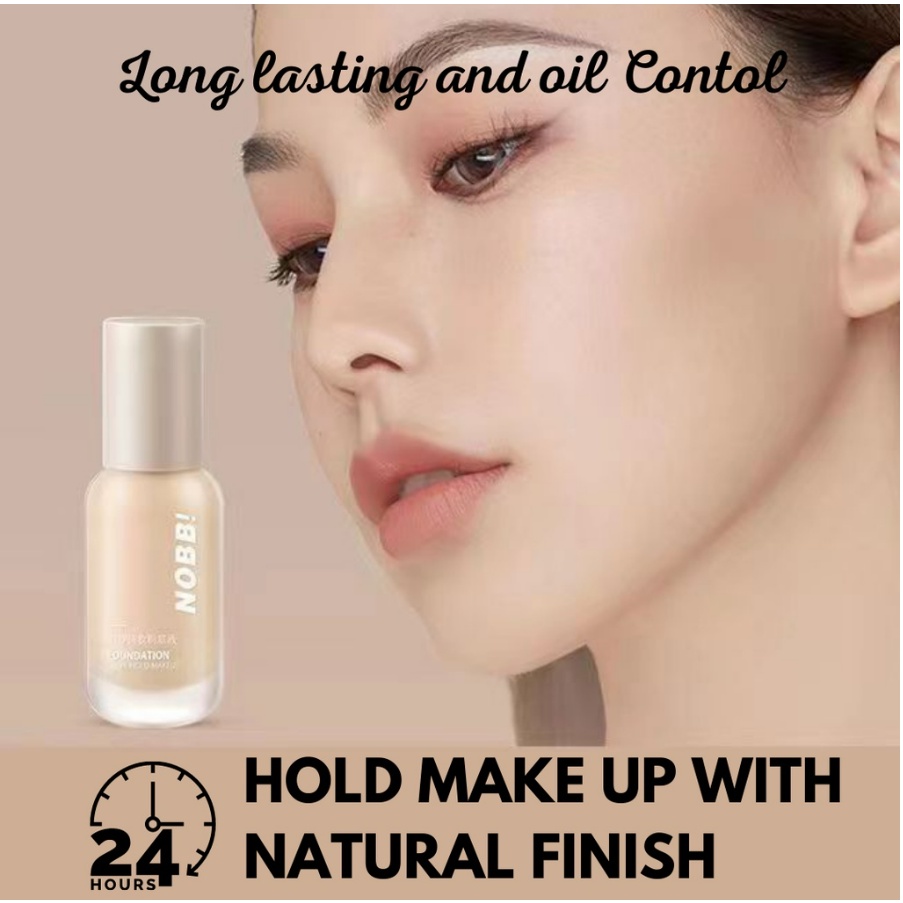 [BPOM] 100% Original NOBB! Crepe Hold Makeup Foundation Long lasting trasferproof water proof N92501