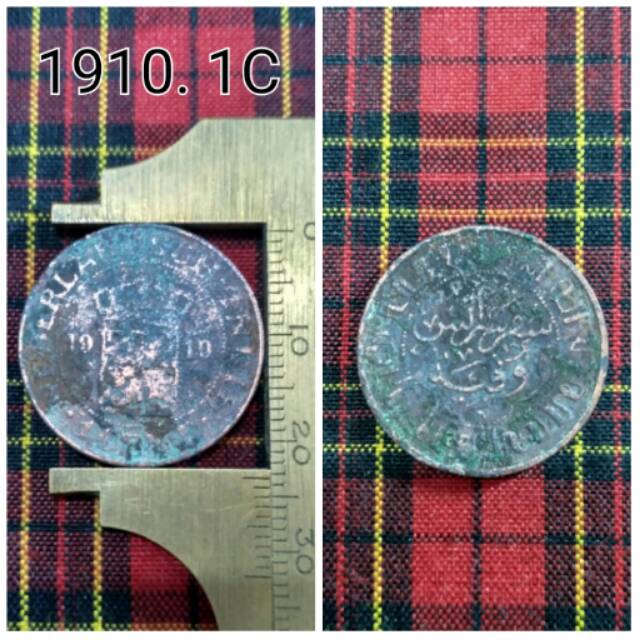 Koin 1910. 1C Nederlandsch Indie