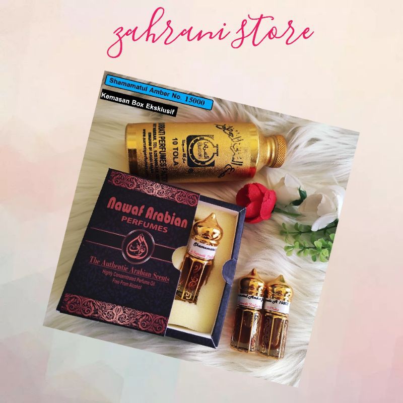 Parfum Nabi Shamamatul Amber Grade A No.15000 Original Makkah KSA