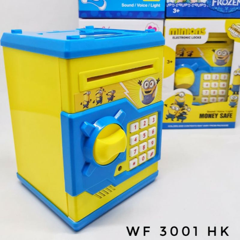 MAINAN ANAK MONEYBOX KARAKTER CELENGAN MESIN ATM EDUKASI