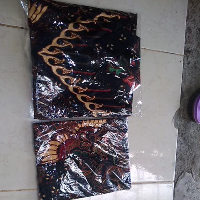 Batik Couple Keluarga Sania Ruffle Ori Ndoro Jowi Dnt Kupu Kuning