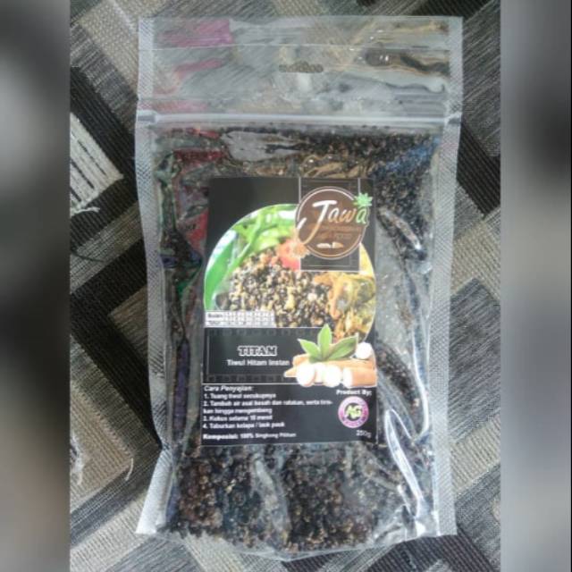 

Tiwul hitam instan capJAWA