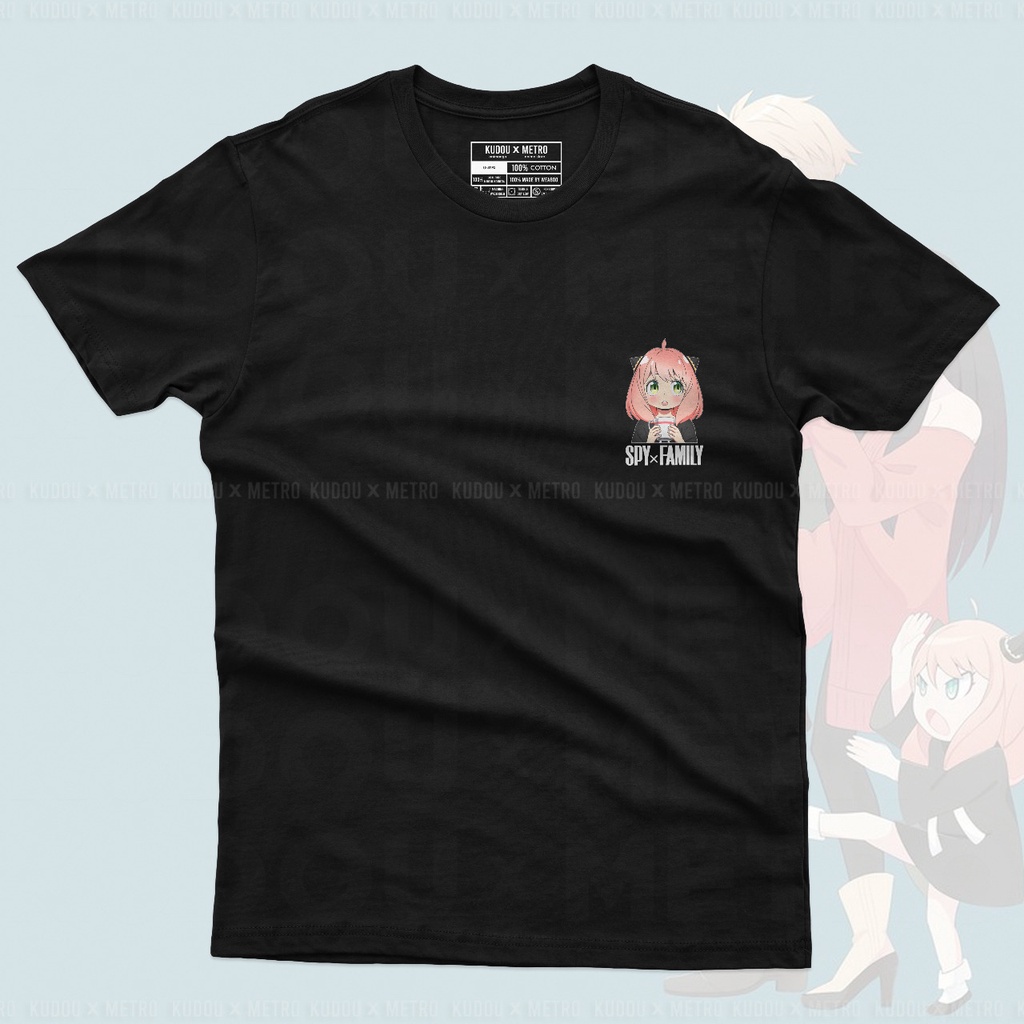 Tshirt Anya Drink Hotchoco Anime Manga Spy x Family Premium Unisex