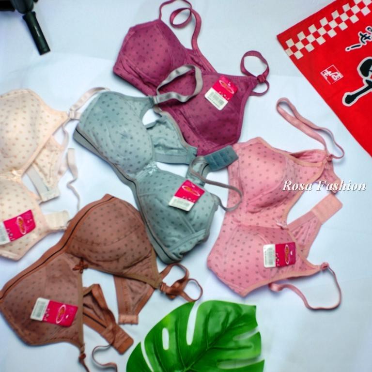 Bra BH Sport Wanita Tanpa Kawat Busa Murah WM / NUGROS Sport Seri Warna
