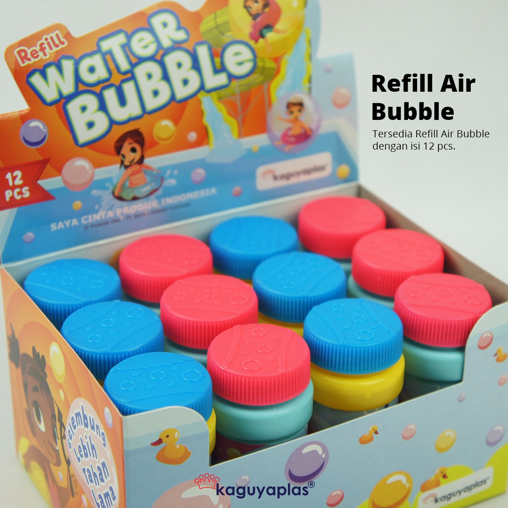 Mainan anak Isi Ulang Pistol Air / Refill Water Bubble Kaguyaplas 50ml