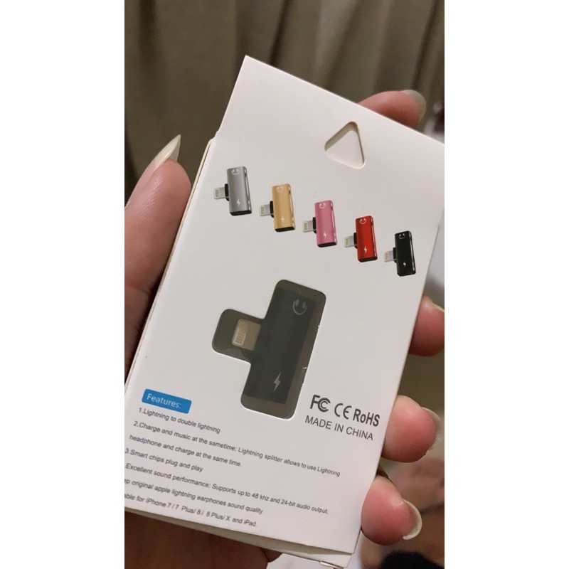 LIGHTNING SPLITTER IPHONE - OTG -ADAPTOR IPHONE