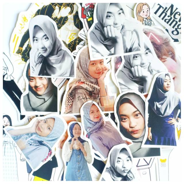 

STIKER WAJAHMU. FACE STICKER FREE CUSTOM 10PCS