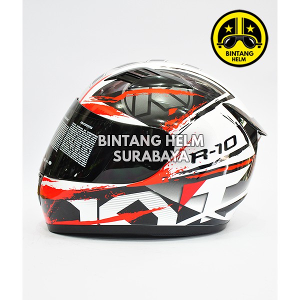 KYT R10 White Black Red