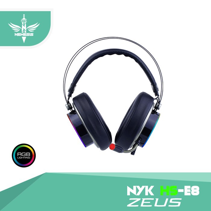 HEADSET GAMING NYK ZEUS RGB 7.1 HS-E8