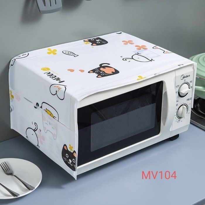 Microwave Cover with Pocket /Cover Microwave /Kain Penutup Microwave/Penutup Microwave Waterproof - SC