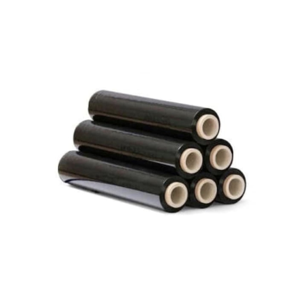 

HITAM STRETCH FILM 50CM X 150M HITAM PLASTIK WRAPPING PLASTIC WRAP