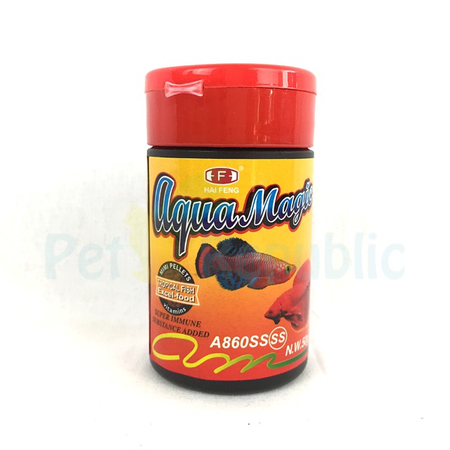 

Pet Republic Makanan Ikan Cupang HAIFENG Aqua Magic Excel Betta 50gr