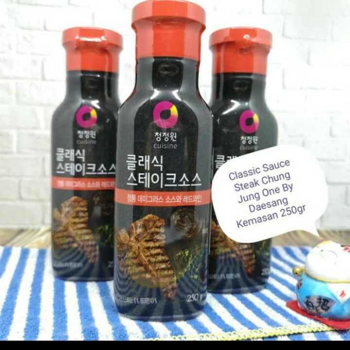 

Classic sauce steak chung jung one by Daesang kemasan 250gr