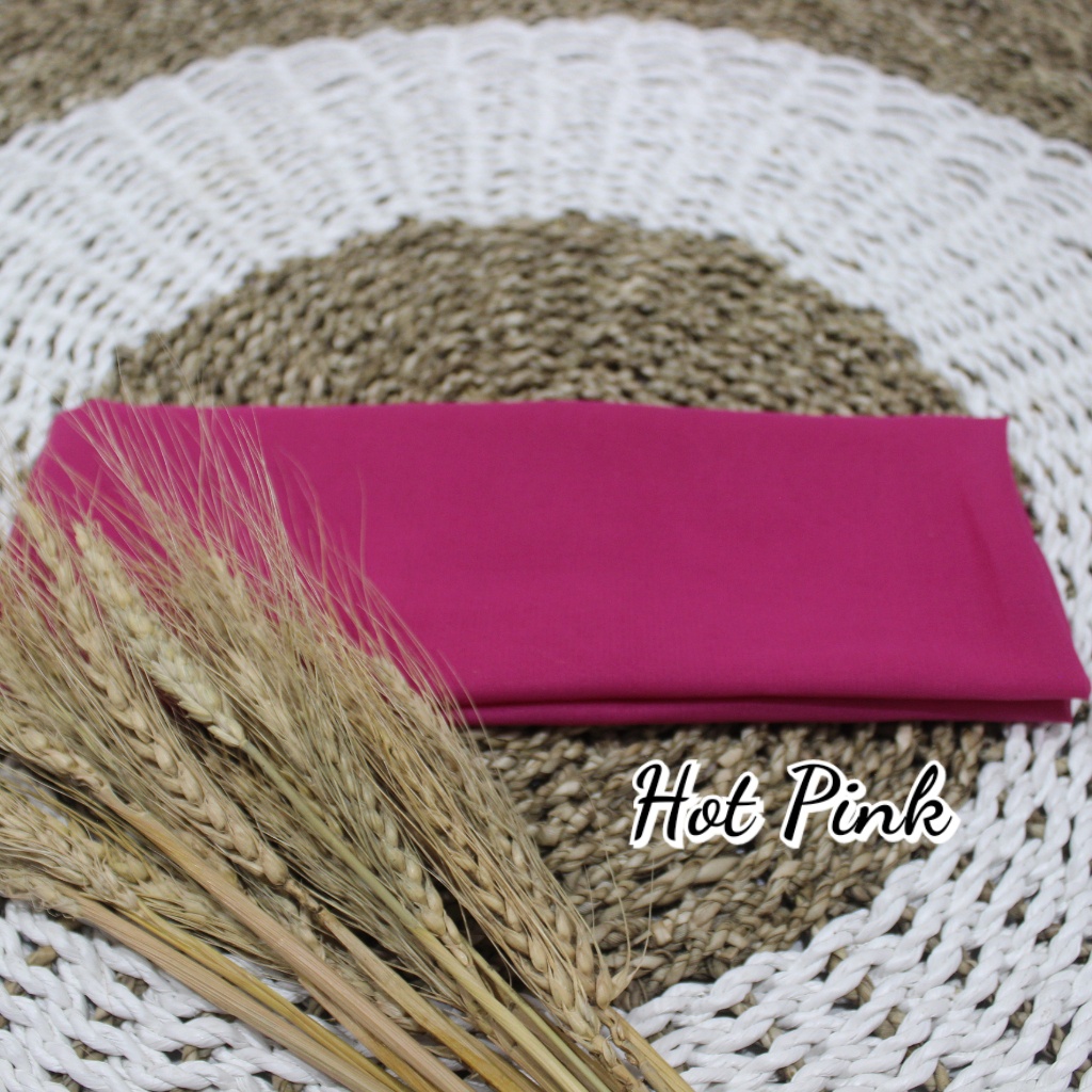 Selendang Sifon Hycon / Senteng 2.4m/ Selendang Bali / Senteng-Hot Pink