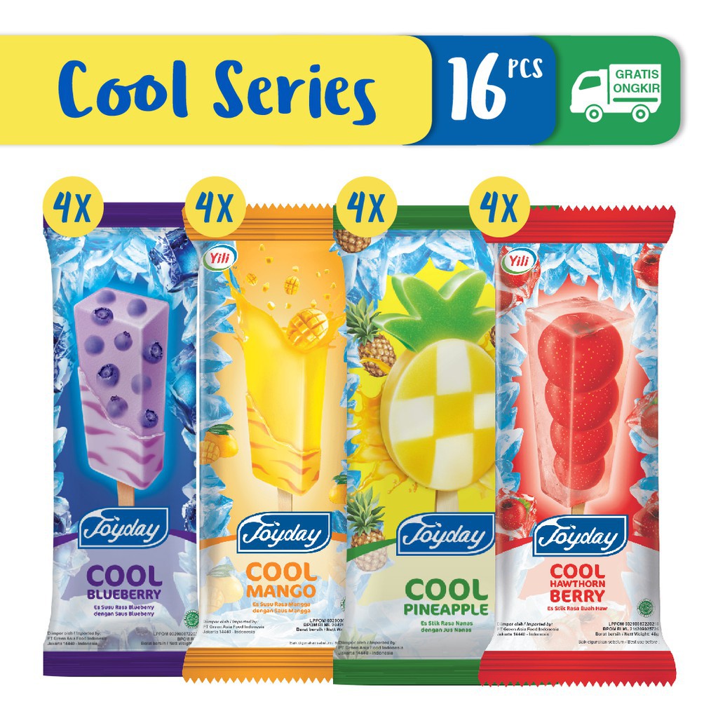 BELI Joyday Ice Cream <b>COOL</b> SERIES PACK (BANDUNG AREA ONLY) - HARGA MURAH da...