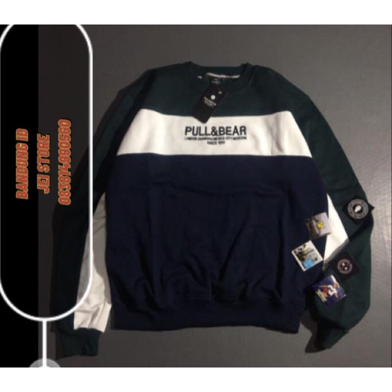 Sweater 3 warna pull &amp; bear /CREWNECK PULL &amp; BEAR