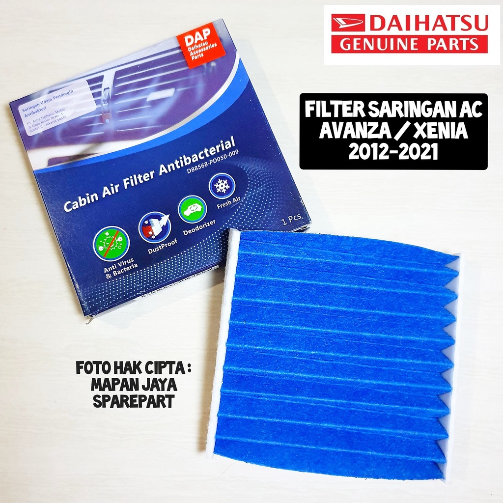 FILTER AC ORIGINAL - AVANZA / XENIA (2012-2021) - CARBON