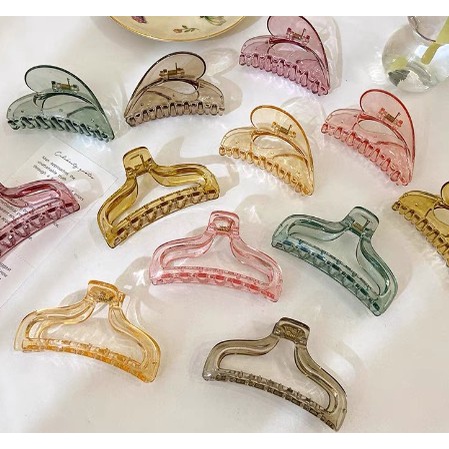 JEDAI JEPIT RAMBUT KOREA TRANSPARAN WANITA DEWASA IMPORT