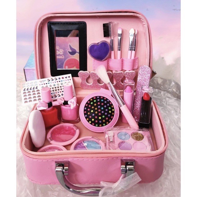 children pretend plays make up kit set mainan make up anak dengan fungsi asli