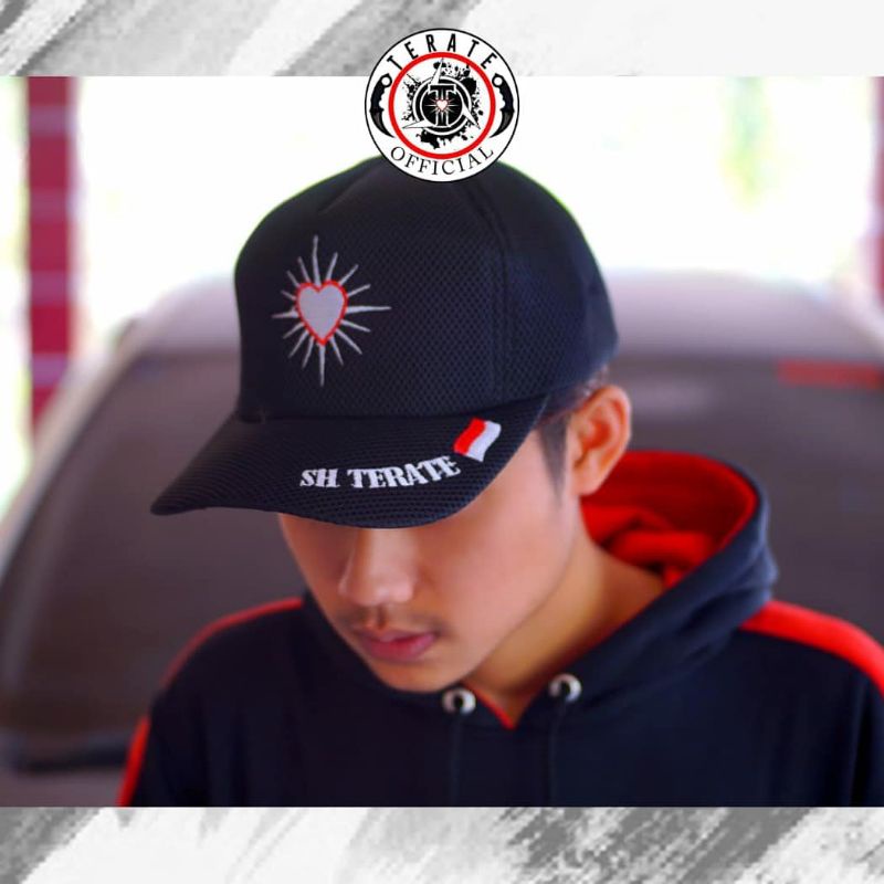 TOPI BORDIR PSHT HATI BERSINAR TAPI APARAT PSHT TOPI BORDIR HATI BERSINAR