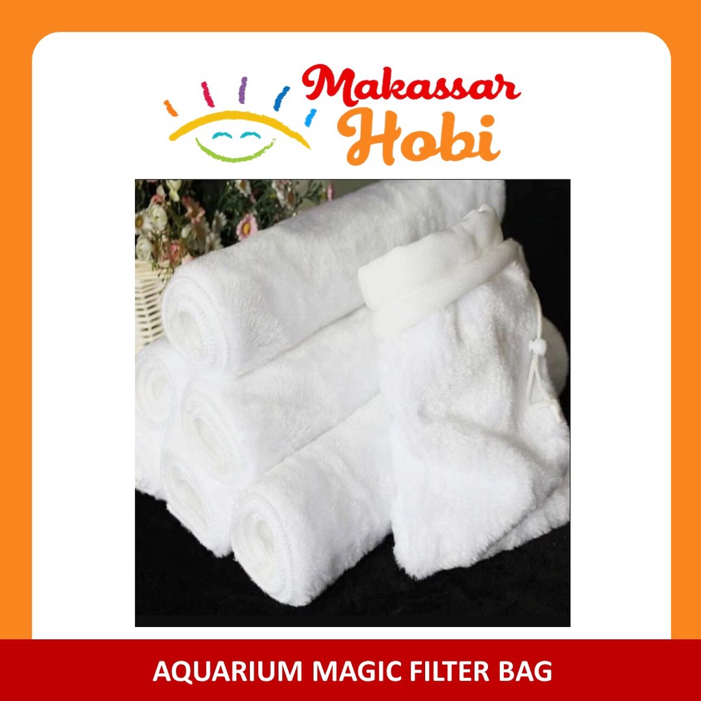 Aquarium Magic Filter BAG Blanket Cotton Jaring Waring Media Akuarium