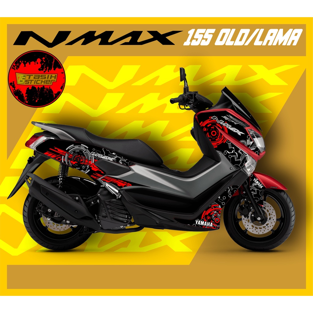 COD Striping Motor Yamaha Nmax Lama 155 Nmax Old 155 Tahun 2015 2016 2017 2018 2019 Sticker Stiker B