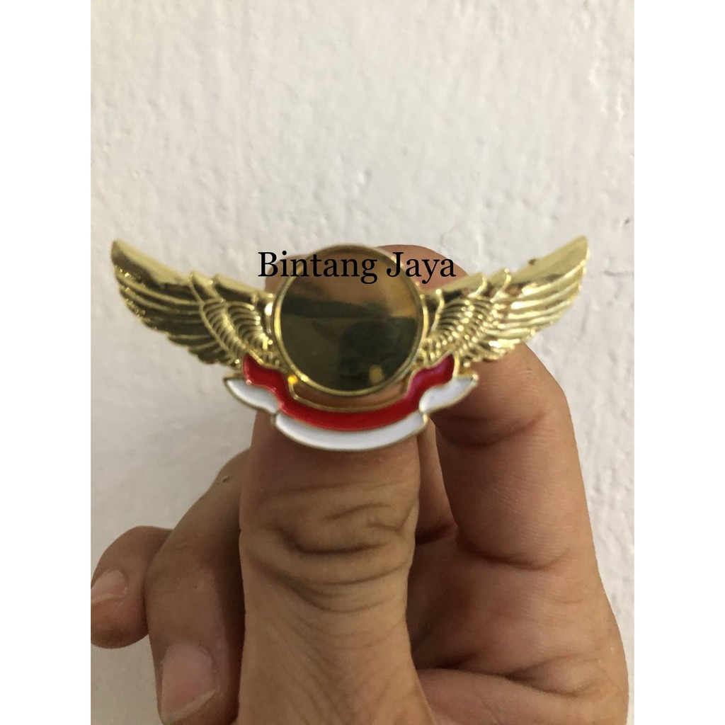 Wing Wings Pin Bross Lencana Wing kosongan polosan kuningan peniti kwalitas bagus terlaris