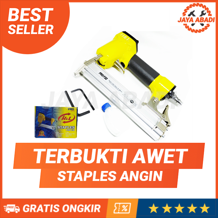 

Staple Gun / Stapler Tembak paku angin F30 / Air nailer / Gun Tracker HNM