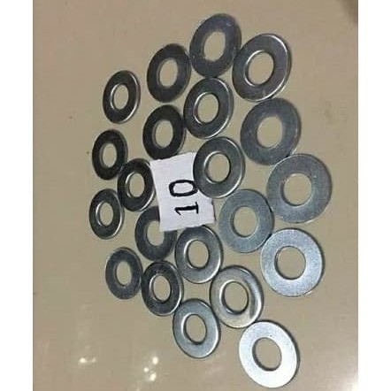 RING PLAT 10 MM (1 PAK = 100)