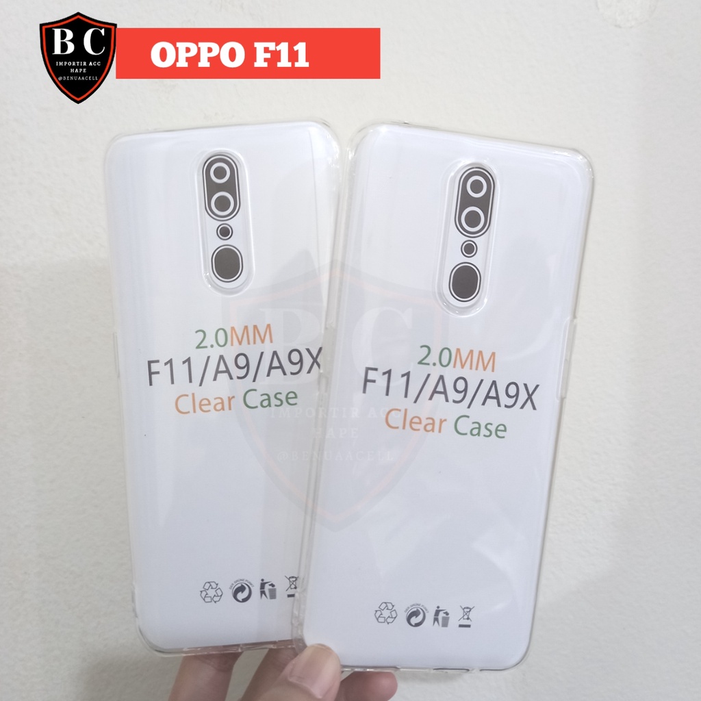 CASE OPPO F11 - SOFTCASE CLEAR HD PREMIUM OPPO F11 BIASA - BC