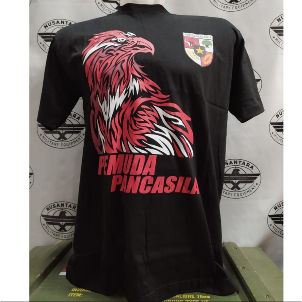 KAOS PEMUDA PANCASILA HITAM PREMIUM 30S