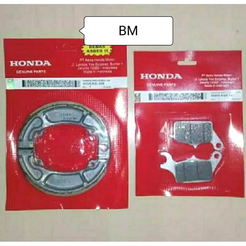 KAMPAS REM DEPAN BELAKANG HONDA VARIO 125/BEAT FI ORI BERKUALITAS