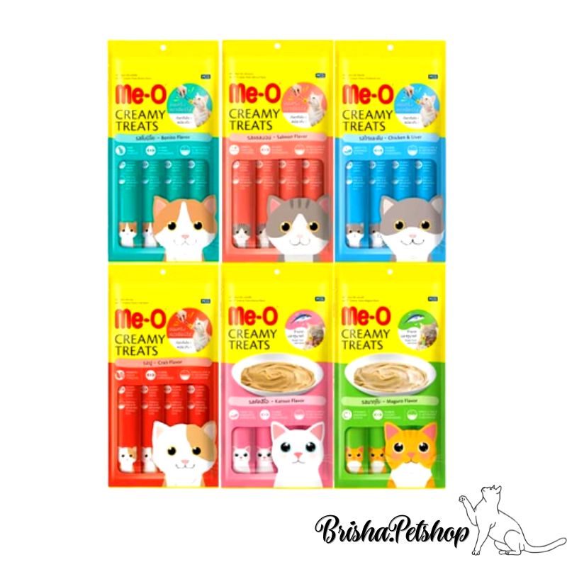 Meo Creamy Treats Kucing me-o 15 Gram SNACK KUCING SEHAT MURAH DISCOUNT GROSIR