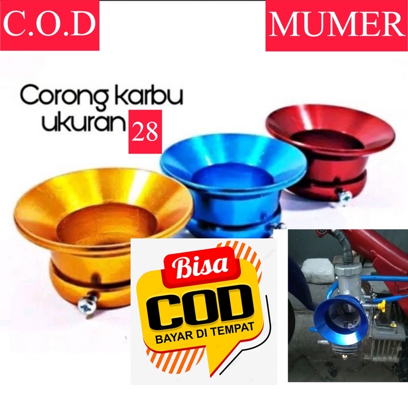 PROMO CORONG CARBU V Karburator Corong Karbu PE 28/26