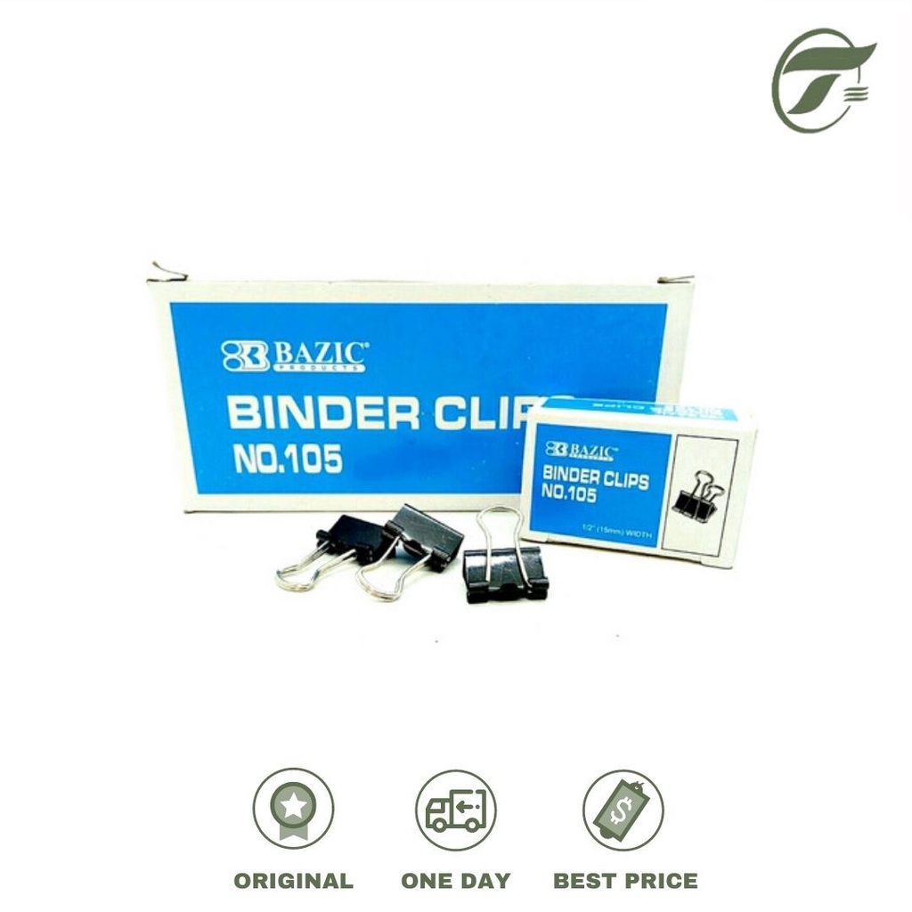 

DOUBLE CLIP NO.105/107/111/155/200/256 12PCS BAZIC