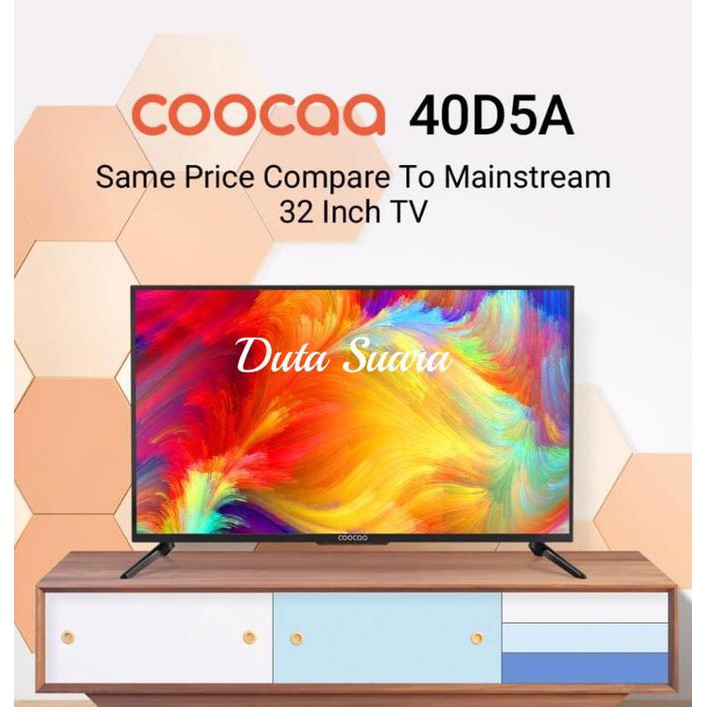 Ready&Siapkirim Coocaa Tv Led 40 Inch 40D5A Full Hd Tv Garansi Resmi 3 Tahun New 2019